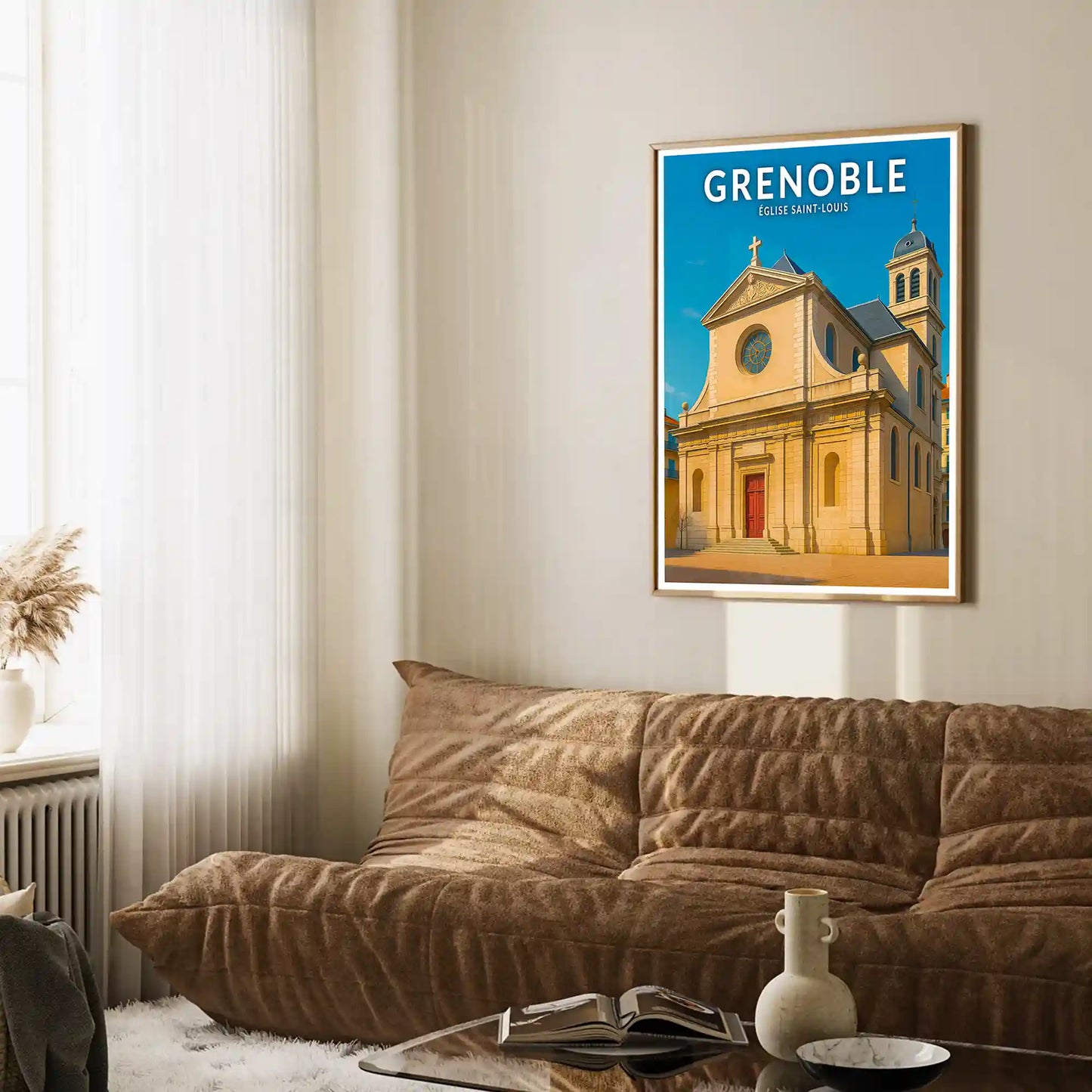 Affiche - Grenoble - Église Saint-Louis
