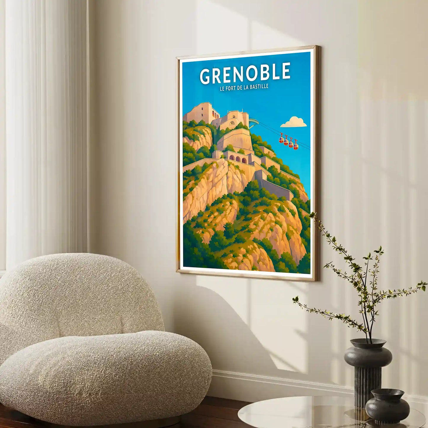 Affiche - Grenoble - Fort de la Bastille
