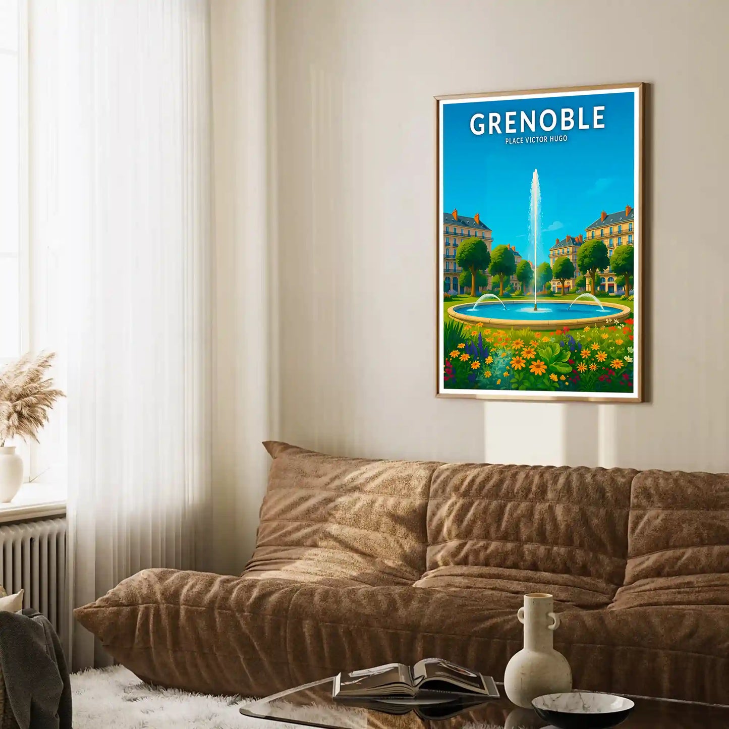Affiche - Grenoble - Place Victor Hugo
