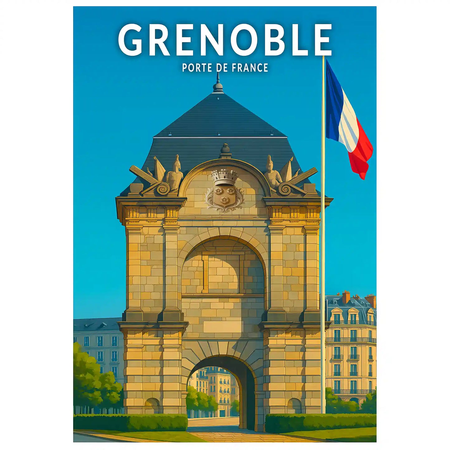 Affiche - Grenoble - Porte de France