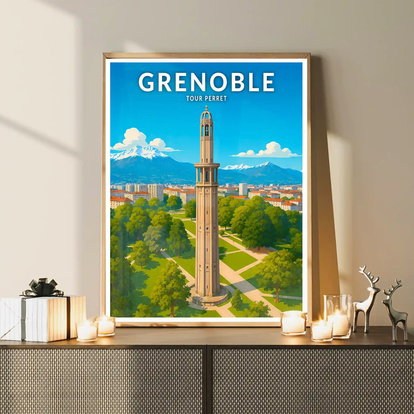 Affiche - Grenoble - Tour Perret