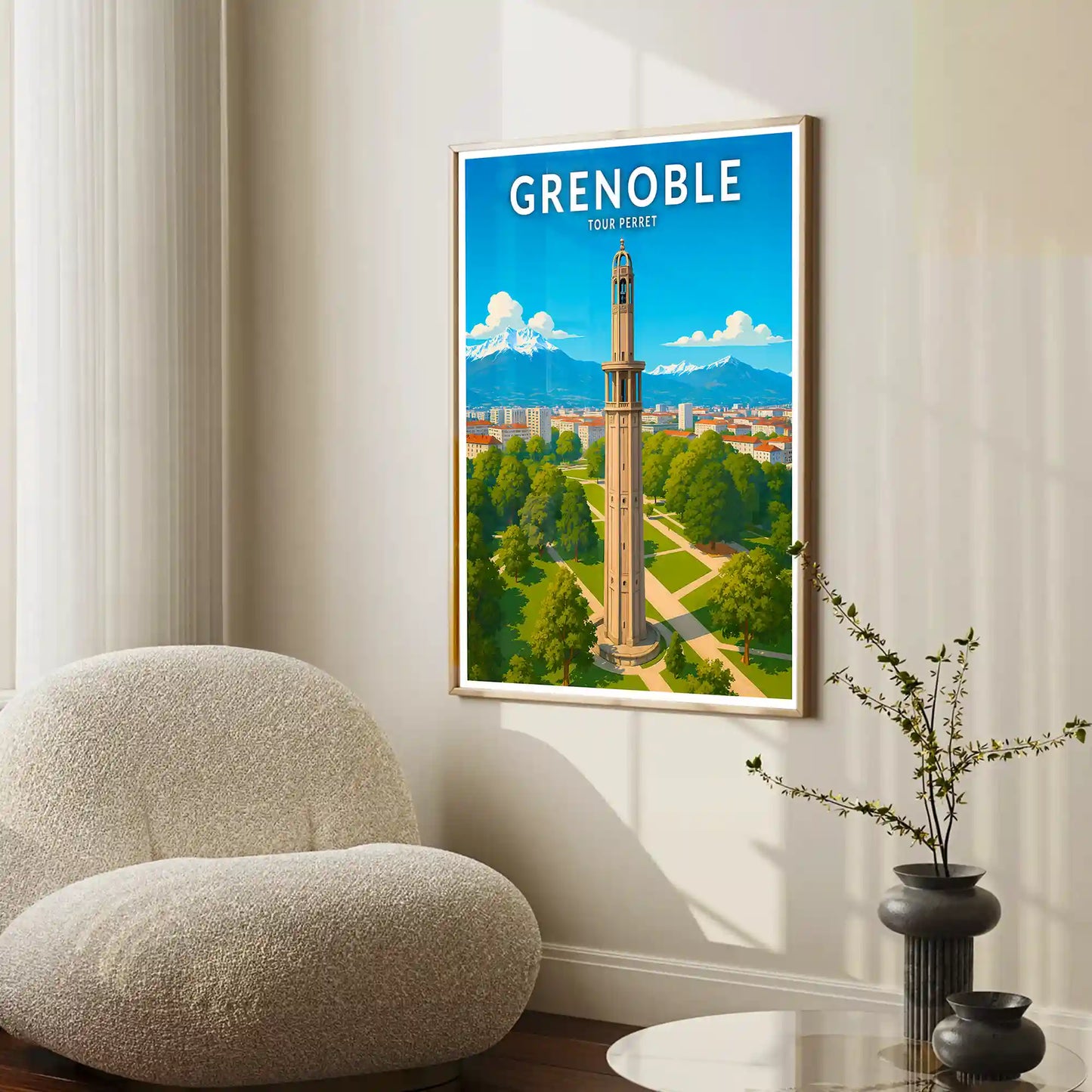 Affiche - Grenoble - Tour Perret