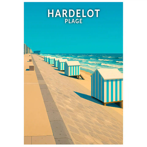 Affiche - Hardelot-Plage