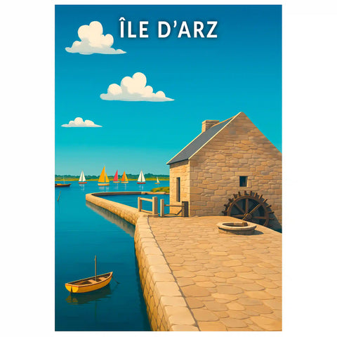 Affiche - Île d'Arz