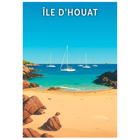 Affiche - Île d'Houat