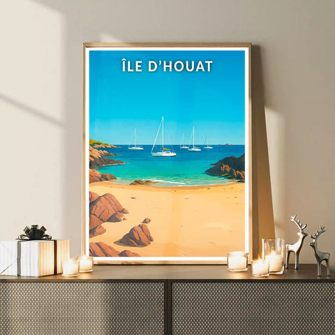 Affiche - Île d'Houat
