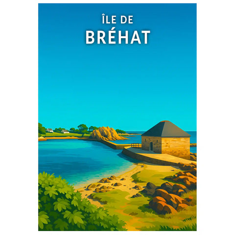 Affiche - Île de Bréhat