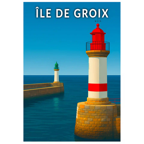 Affiche - Île de Groix