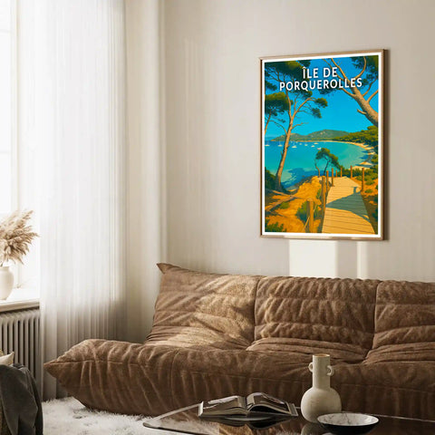 Affiche - Île de Porquerolles