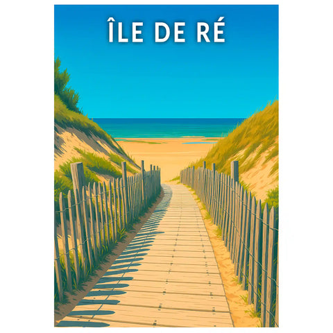 Affiche - Île de Ré
