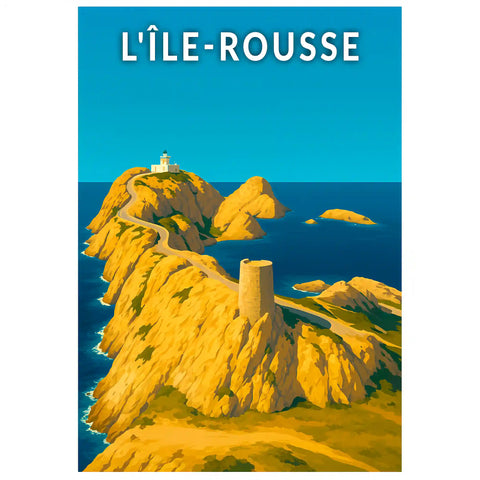 Affiche - L'île-Rousse
