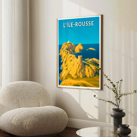 Affiche - L'île-Rousse