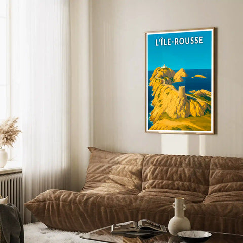 Affiche - L'île-Rousse