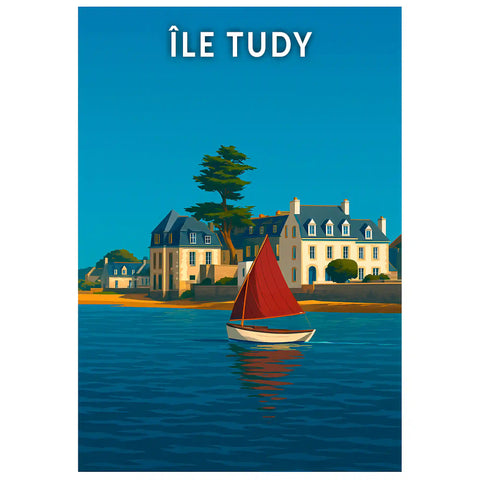 Affiche - Île Tudy