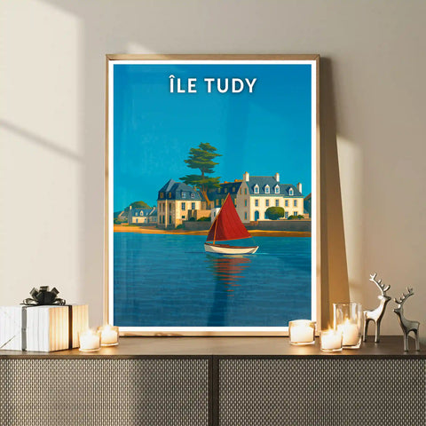 Affiche - Île Tudy