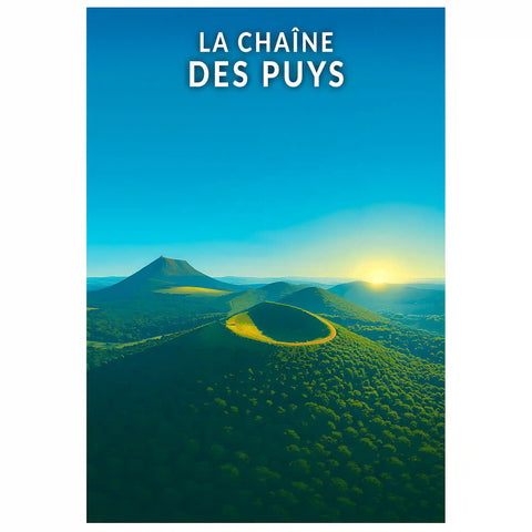 Affiche - La Chaîne des Puys