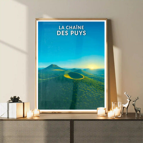Affiche - La Chaîne des Puys