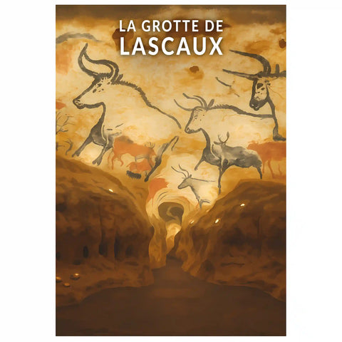 Affiche - La Grotte de Lascaux