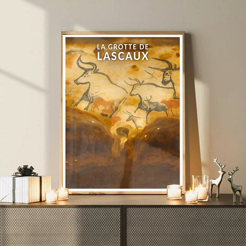 Affiche - La Grotte de Lascaux