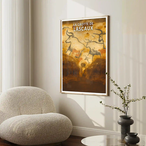 Affiche - La Grotte de Lascaux