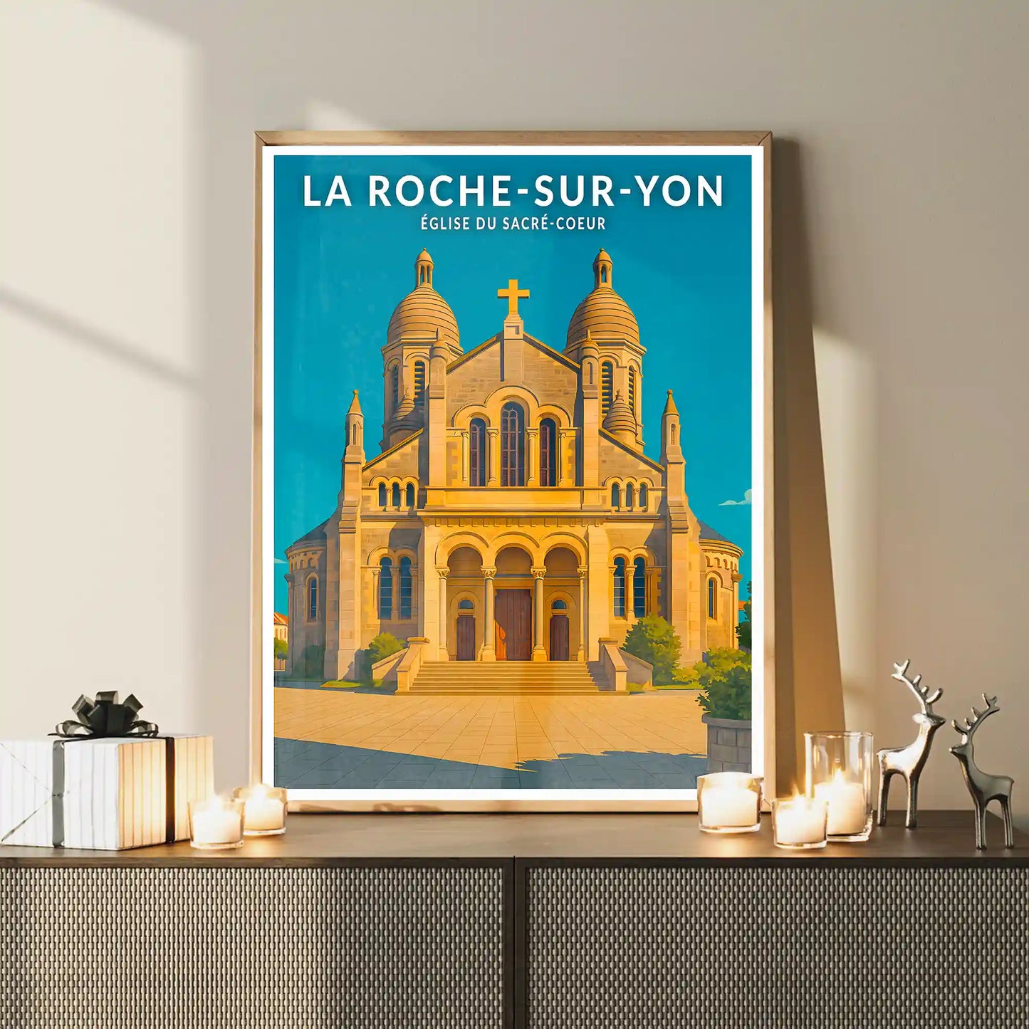 Affiche - La Roche-sur-Yon - Église du Sacré-Coeur