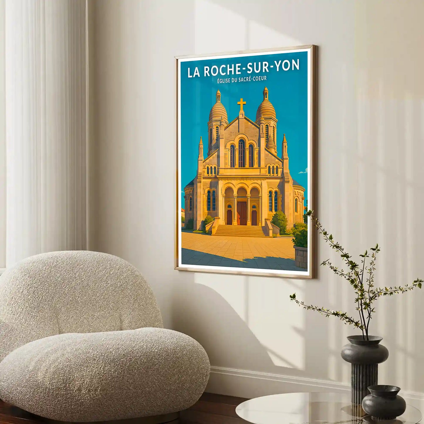 Affiche - La Roche-sur-Yon - Église du Sacré-Coeur