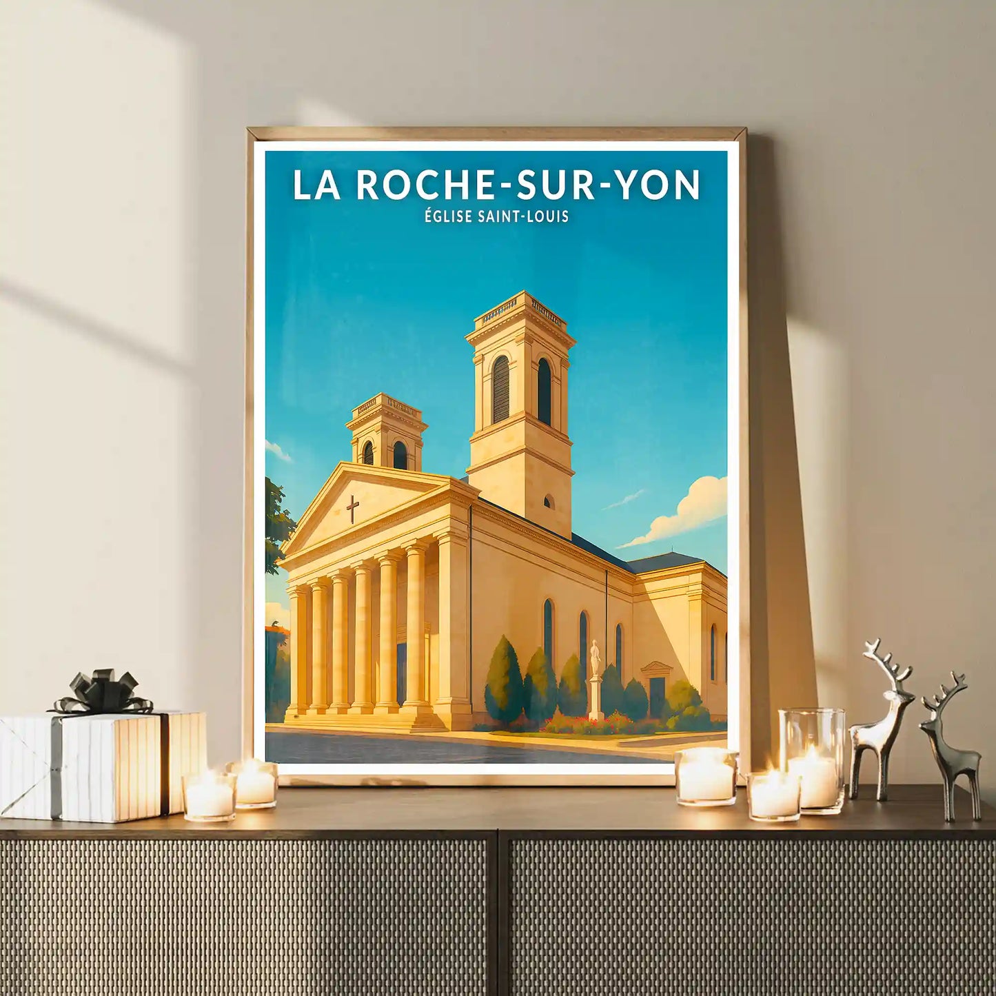 Affiche - La Roche-sur-Yon - Église Saint-Louis