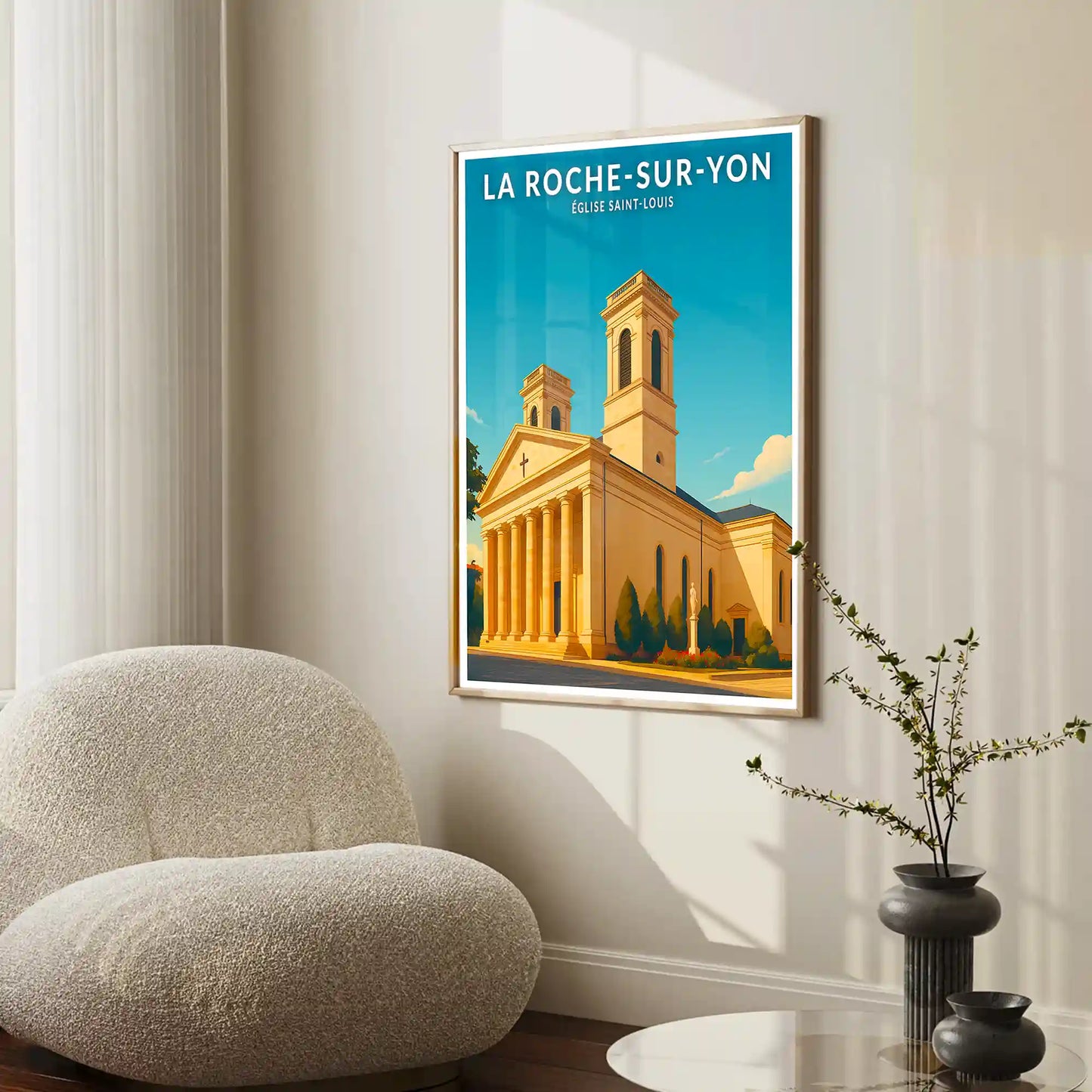 Affiche - La Roche-sur-Yon - Église Saint-Louis