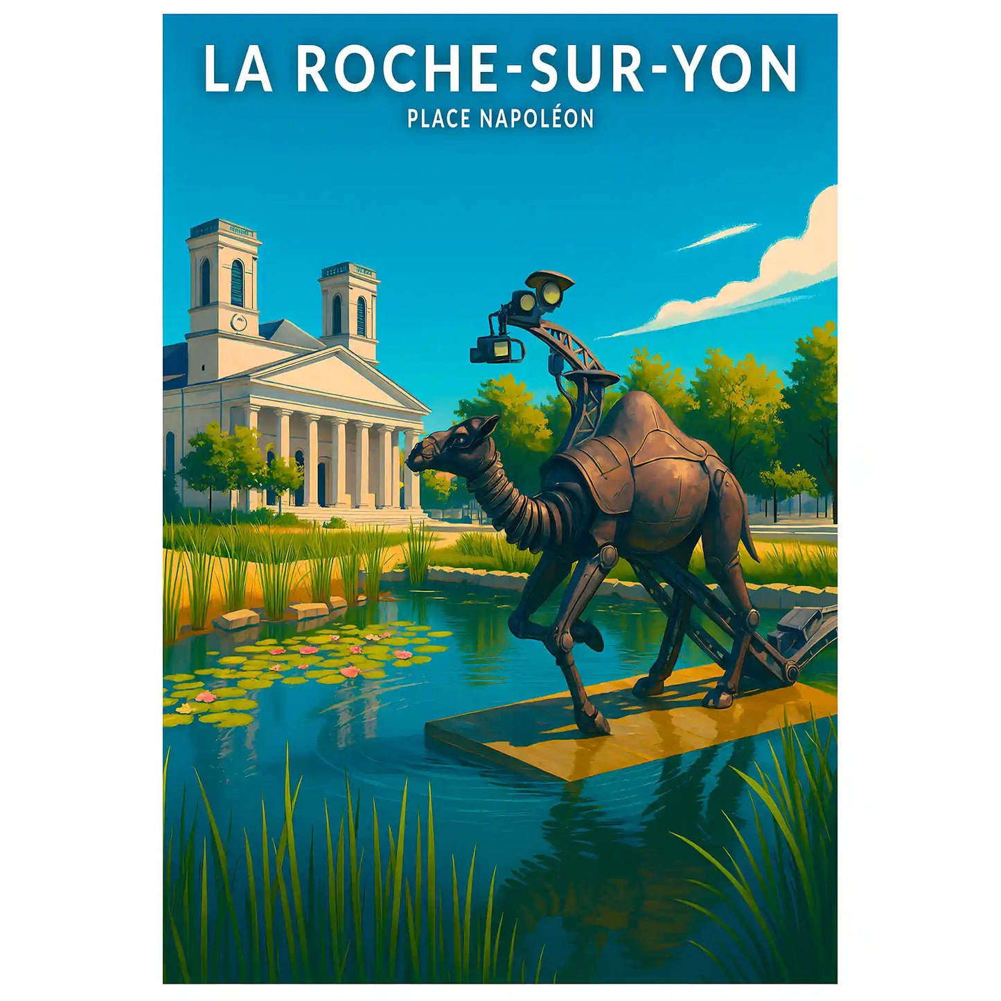 Affiche - La Roche-sur-Yon - Place Napoléon
