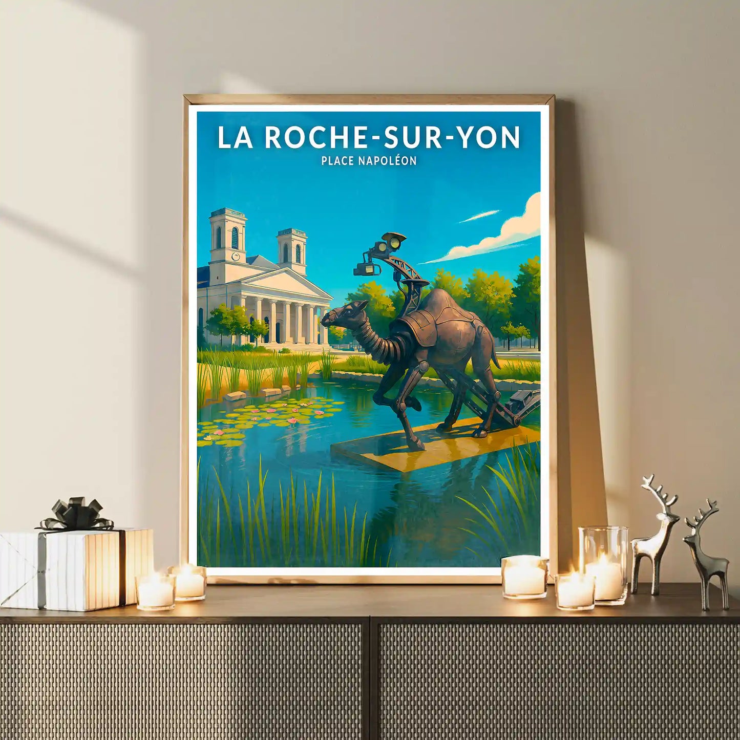 Affiche - La Roche-sur-Yon - Place Napoléon
