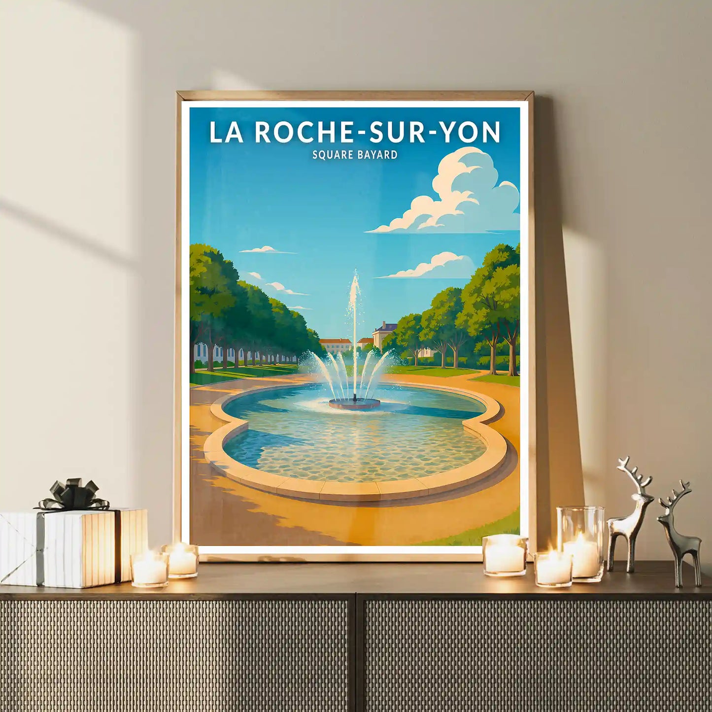 Affiche - La Roche-sur-Yon - Square Bayard