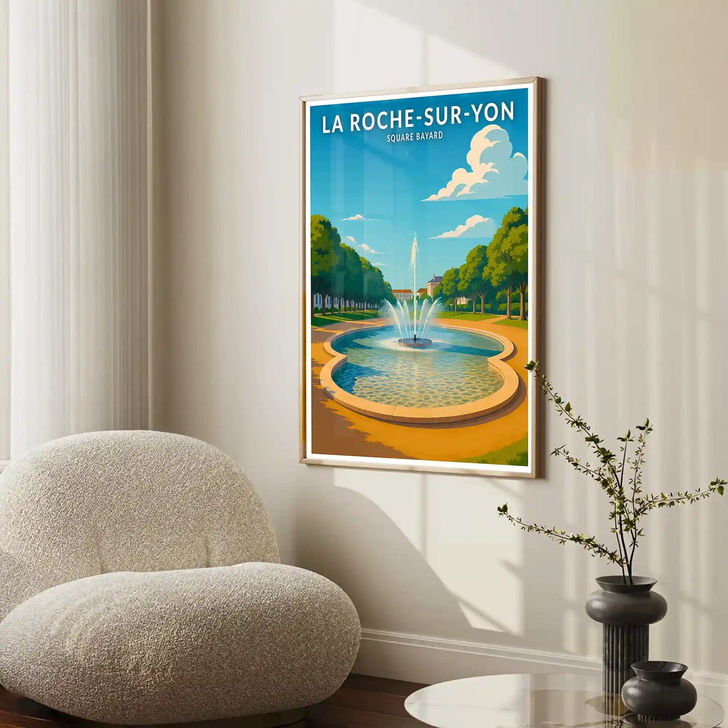 Affiche - La Roche-sur-Yon - Square Bayard