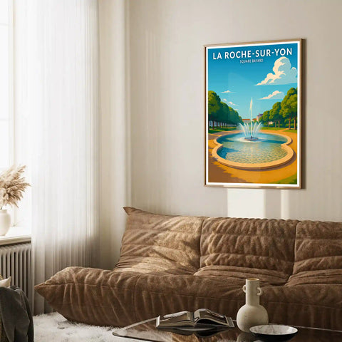 Affiche - La Roche-sur-Yon - Square Bayard