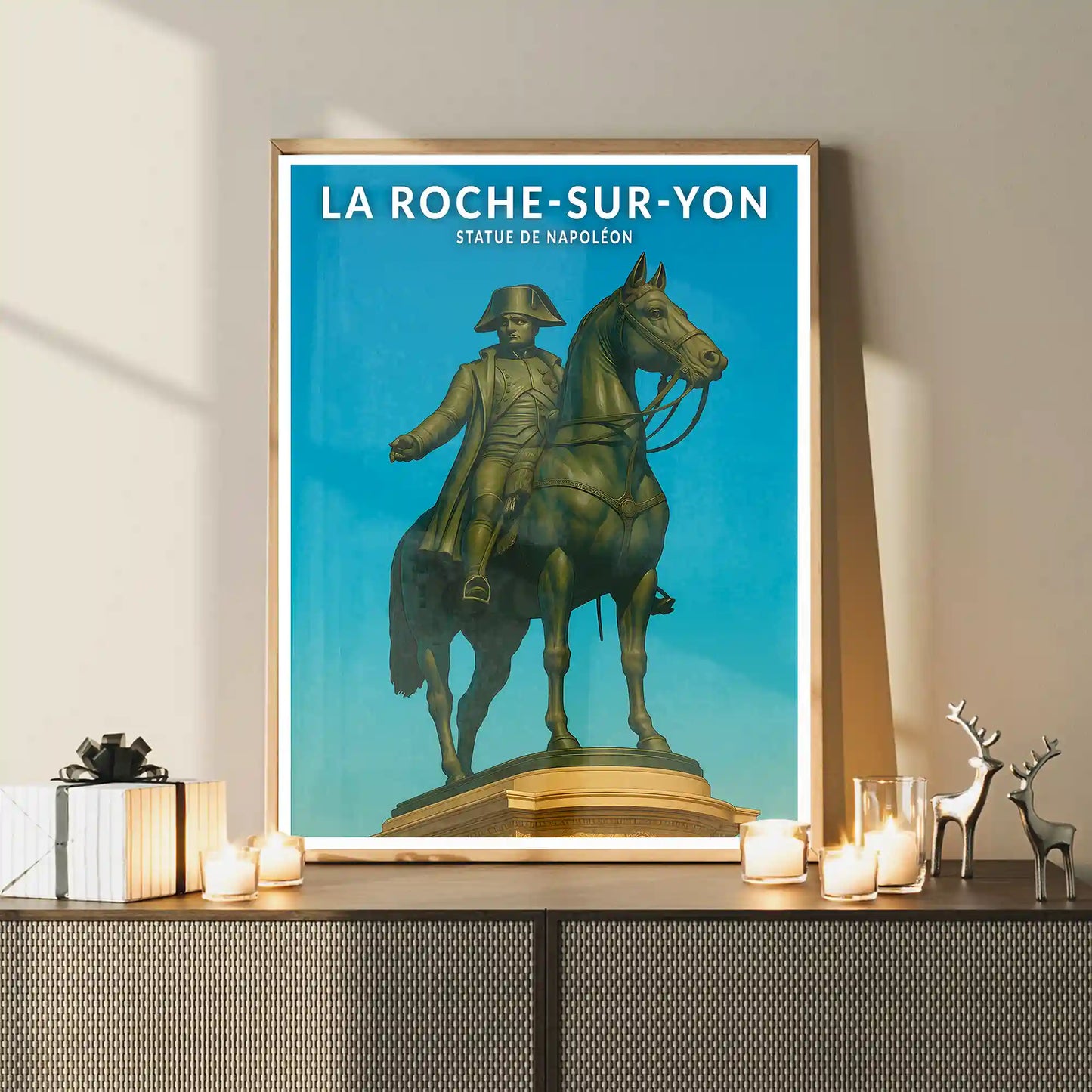 Affiche - La Roche-sur-Yon - Statue de Napoléon