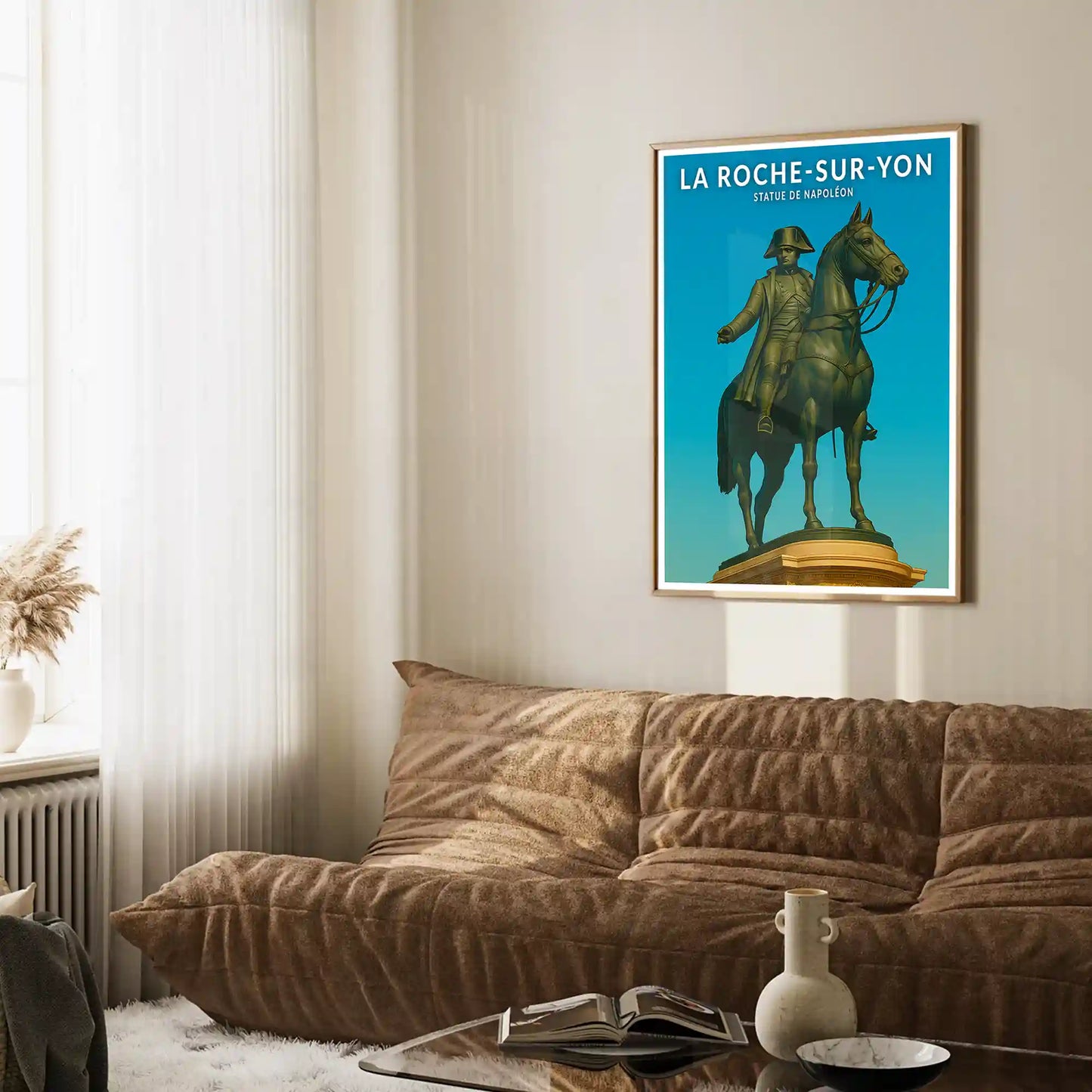 Affiche - La Roche-sur-Yon - Statue de Napoléon