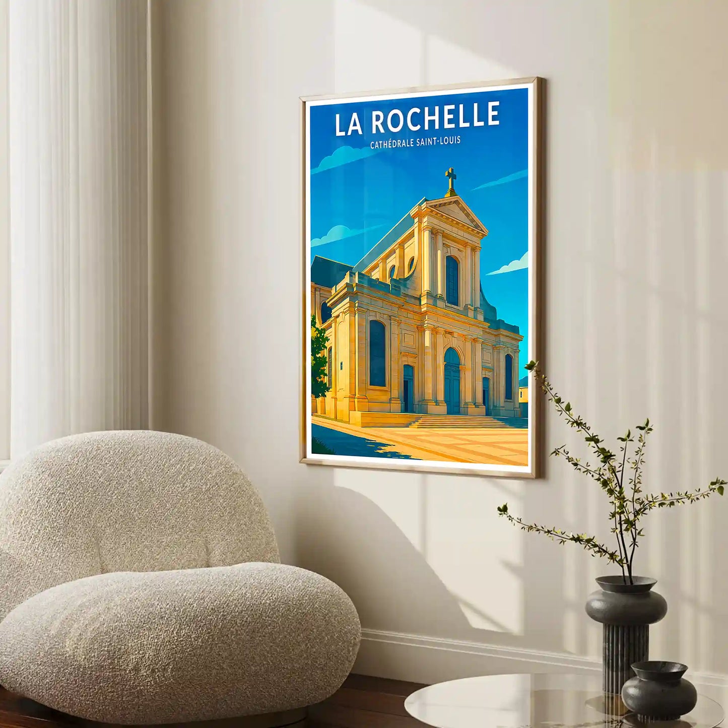 Affiche - La Rochelle - Cathédrale Saint-Louis