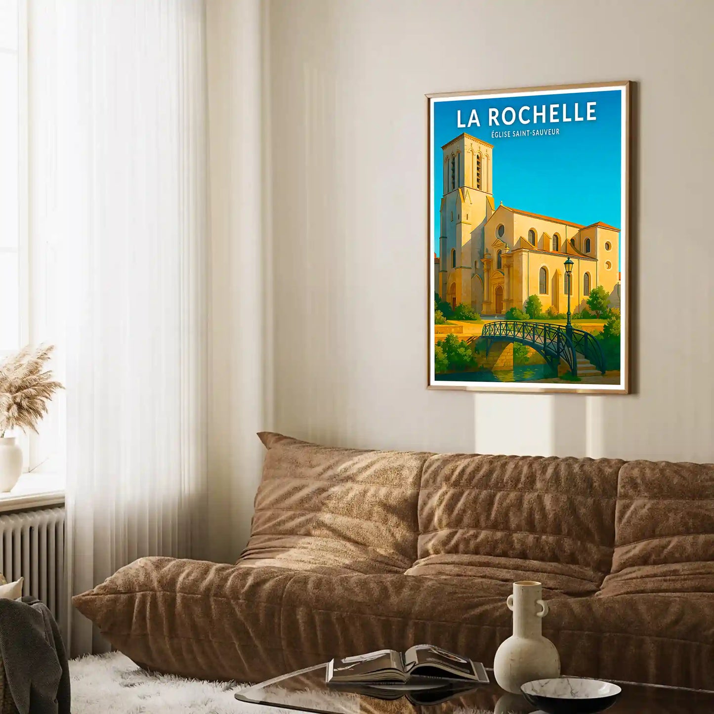 Affiche - La Rochelle - Église Saint-Sauveur