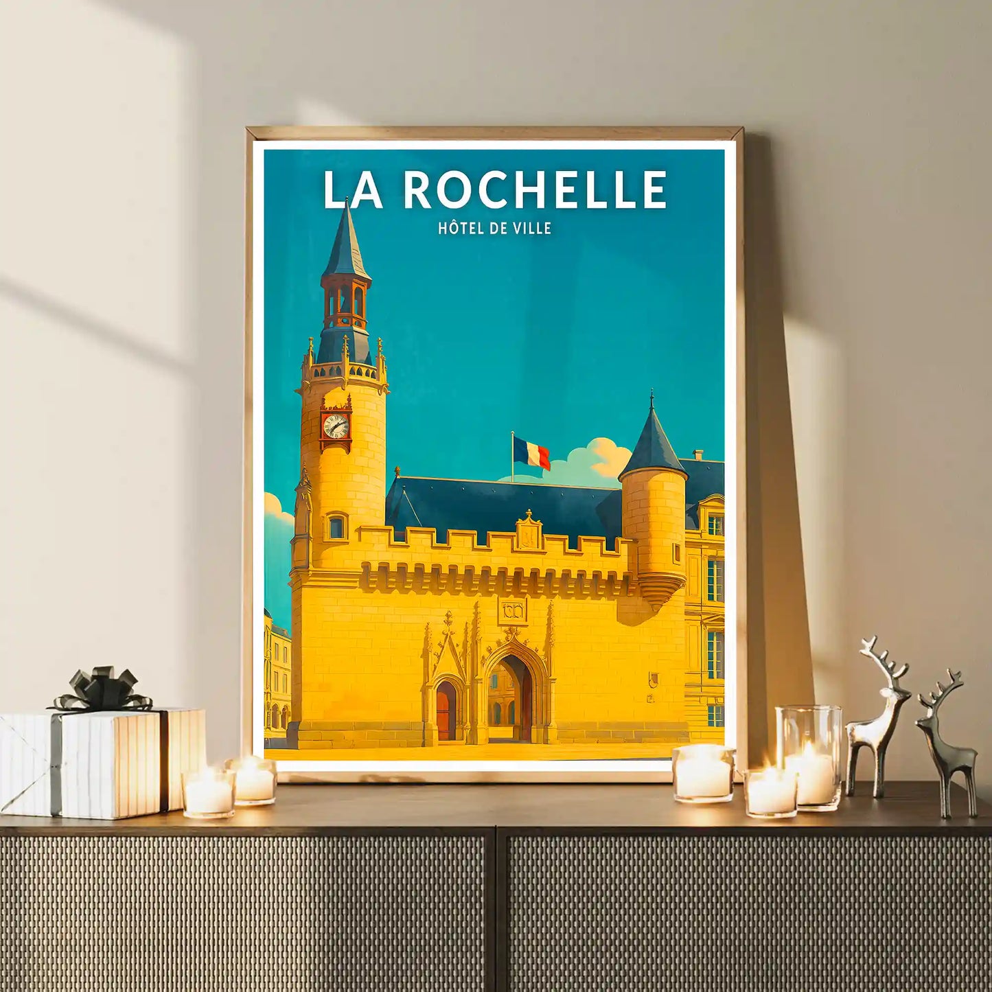Affiche - La Rochelle - Hôtel de Ville