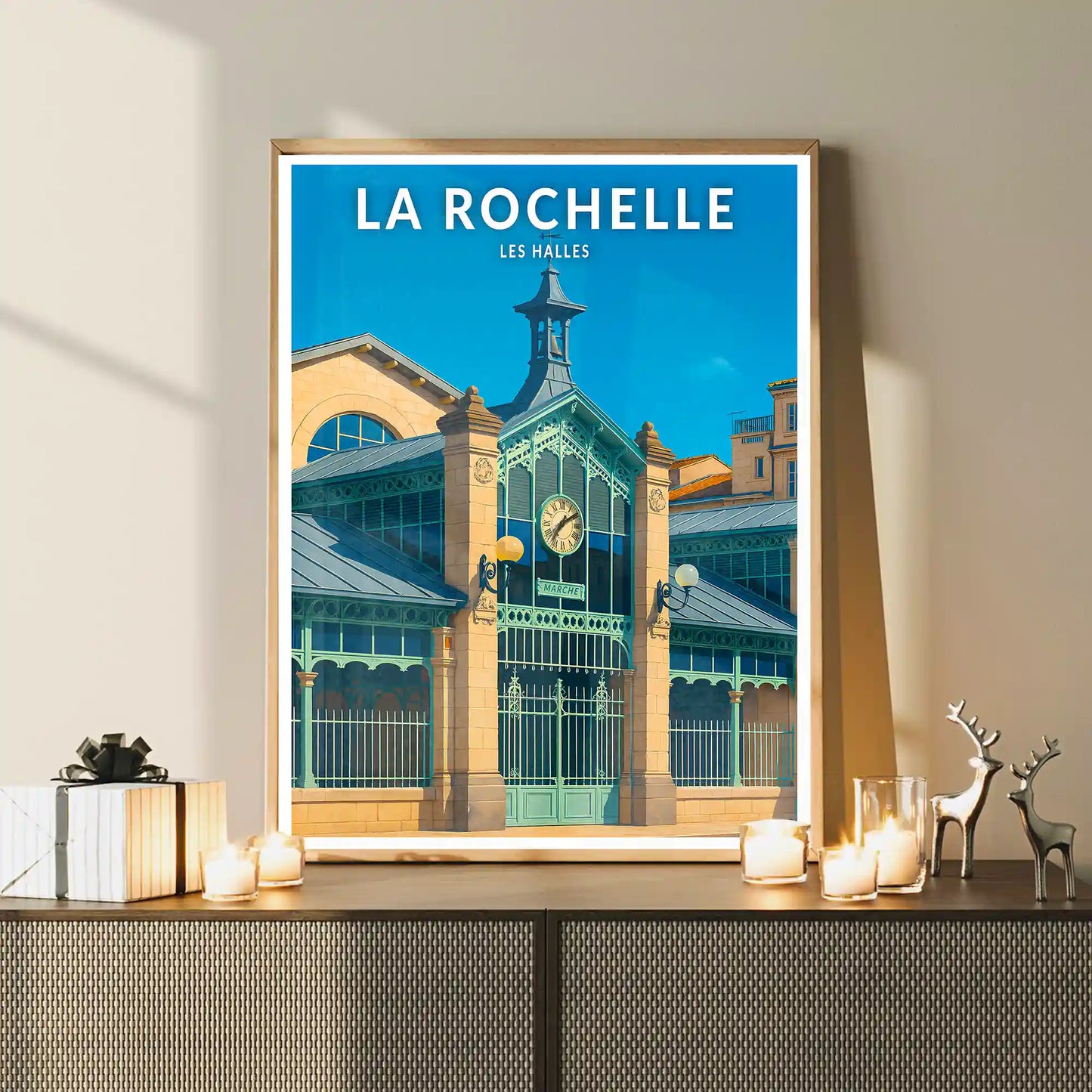Affiche - La Rochelle - Les Halles