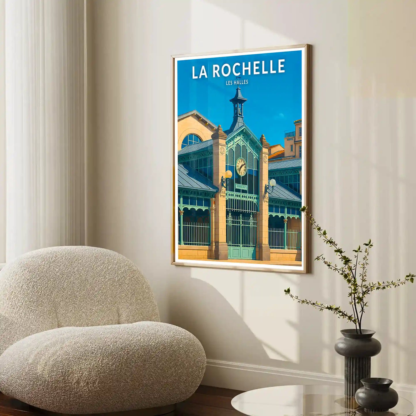 Affiche - La Rochelle - Les Halles