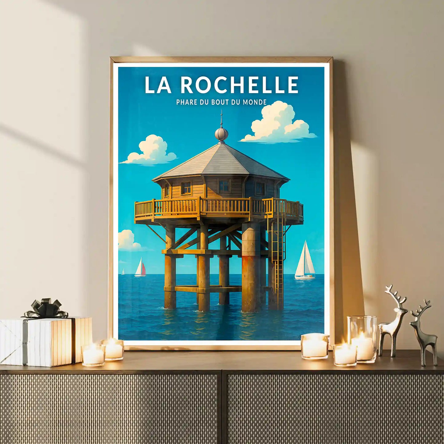 Affiche - La Rochelle - Phare du Bout du Monde