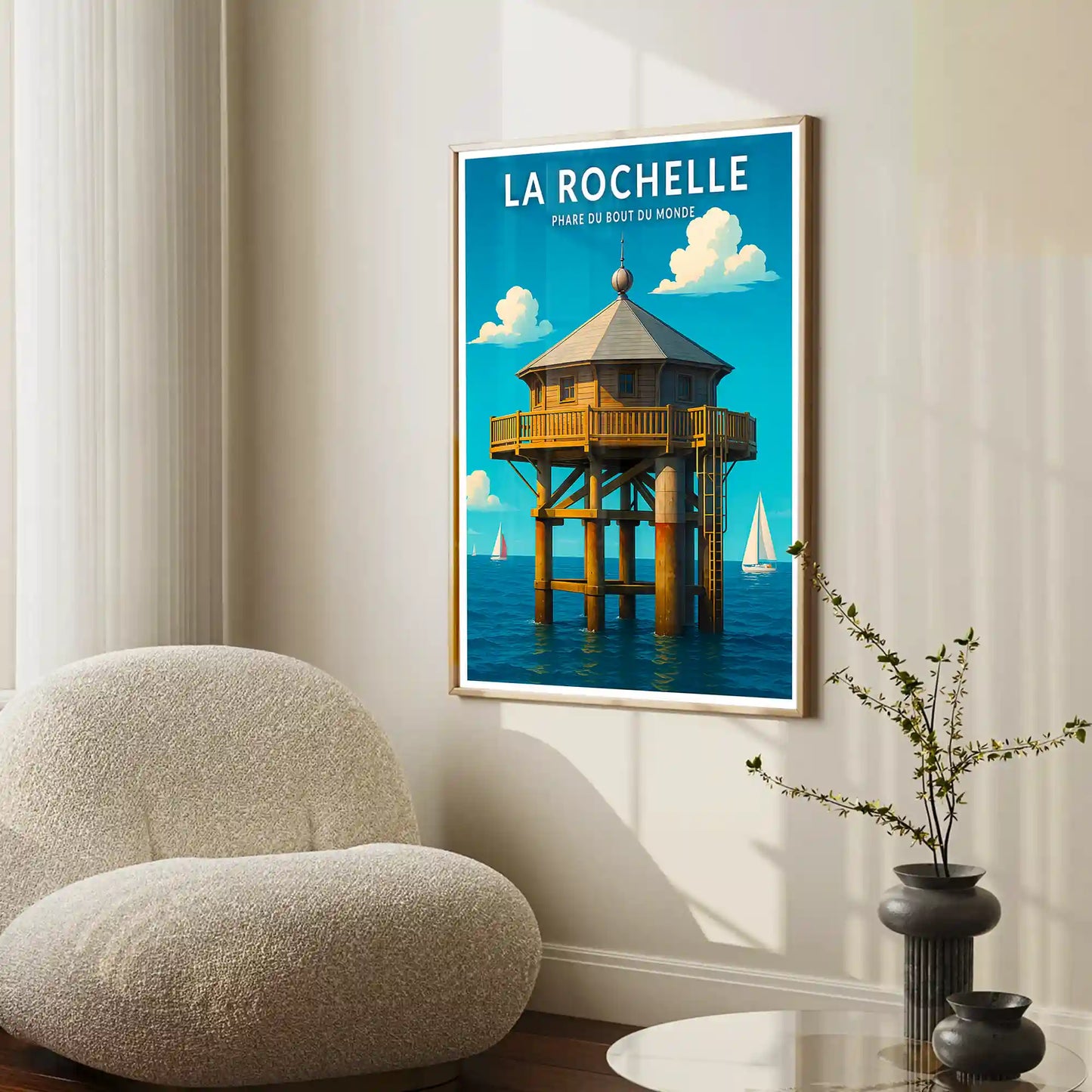 Affiche - La Rochelle - Phare du Bout du Monde