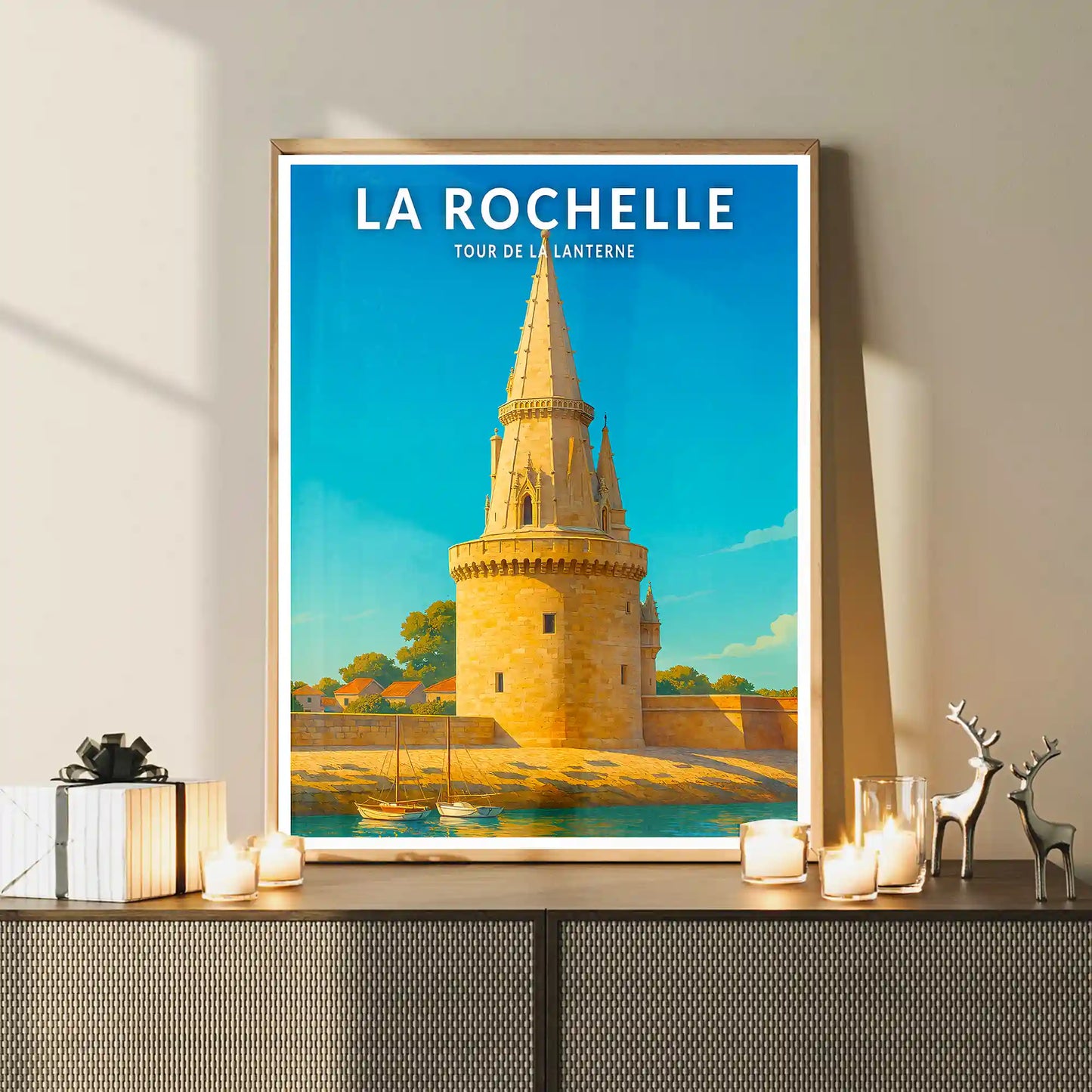 Affiche - La Rochelle - Tour de la Lanterne