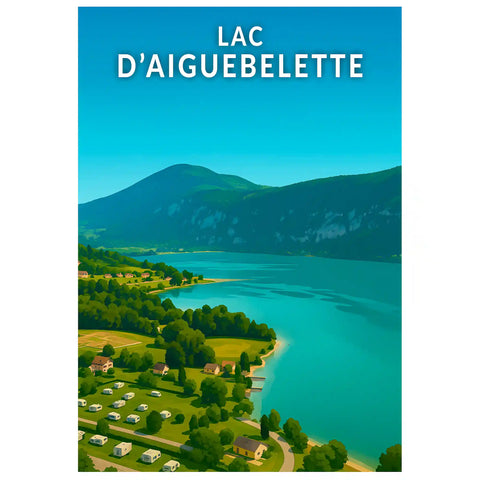 Affiche - Lac d'Aiguebelette