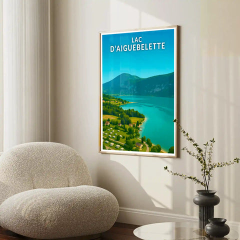Affiche - Lac d'Aiguebelette