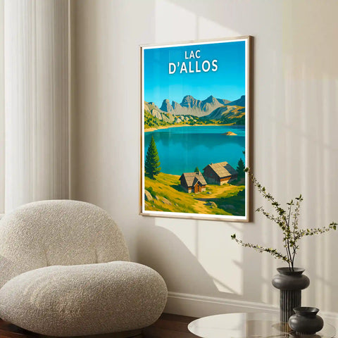 Affiche - Lac d'Allos