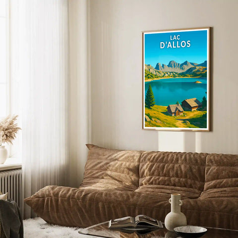 Affiche - Lac d'Allos