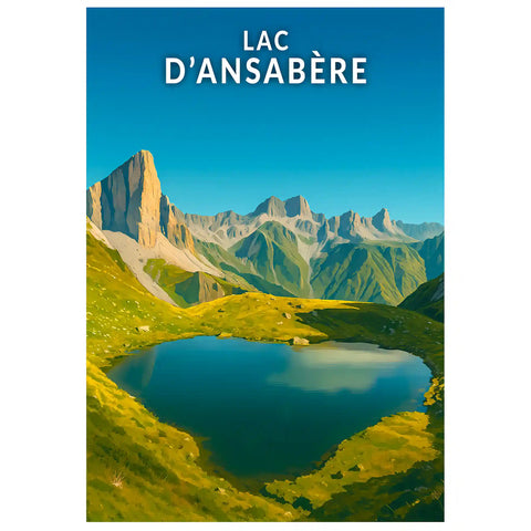 Affiche - Lac d'Ansabère