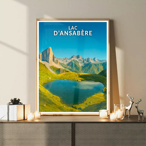 Affiche - Lac d'Ansabère