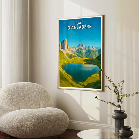Affiche - Lac d'Ansabère